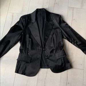 Woman suit jacket blazer black size small